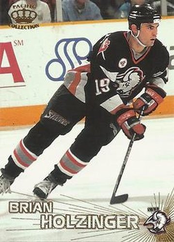 #158 Brian Holzinger - Buffalo Sabres - 1997-98 Pacific Crown Hockey