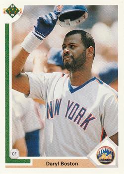 #159 Daryl Boston - New York Mets - 1991 Upper Deck Baseball
