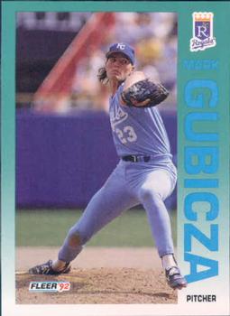 #159 Mark Gubicza - Kansas City Royals - 1992 Fleer Baseball