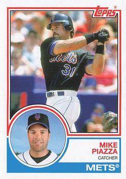 #159 Mike Piazza - New York Mets - 2021 Topps Archives Baseball