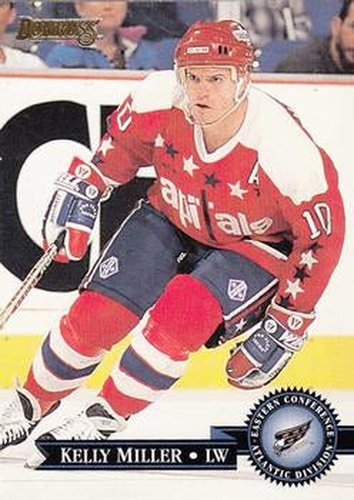 #159 Kelly Miller - Washington Capitals - 1995-96 Donruss Hockey