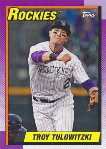 #159 Troy Tulowitzki - Colorado Rockies - 2013 Topps Archives Baseball
