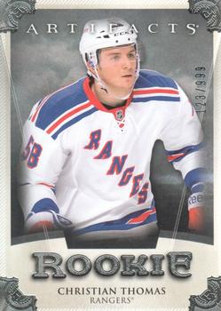 #159 Christian Thomas - New York Rangers - 2013-14 Upper Deck Artifacts Hockey