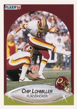 #159 Chip Lohmiller - Washington Redskins - 1990 Fleer Football