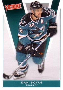 #159 Dan Boyle - San Jose Sharks - 2010-11 Upper Deck Victory Hockey