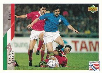#159 Gianluigi Lentini - Italy - 1994 Upper Deck World Cup Contenders English/Spanish Soccer