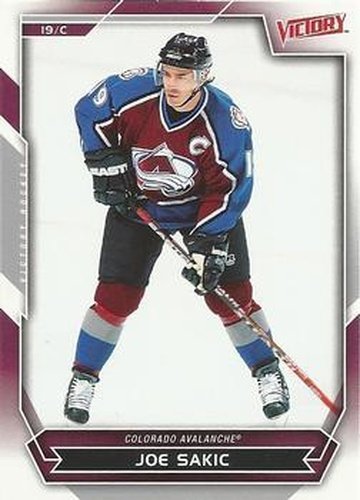 #159 Joe Sakic - Colorado Avalanche - 2007-08 Upper Deck Victory Hockey