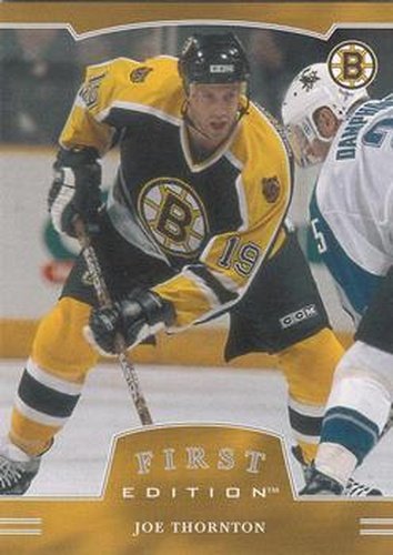 #159 Joe Thornton - Boston Bruins - 2002-03 Be a Player First Edition Hockey