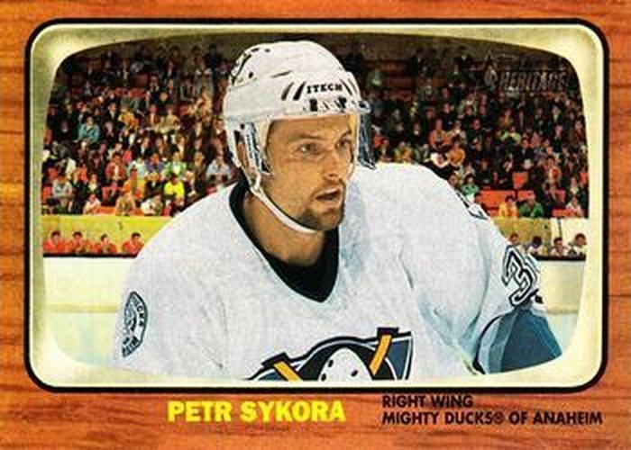 #159 Petr Sykora - Anaheim Mighty Ducks - 2002-03 Topps Heritage Hockey