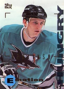 #159 Sandis Ozolinsh - San Jose Sharks - 1995-96 SkyBox E-Motion Hockey
