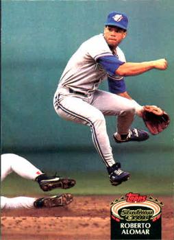 #159 Roberto Alomar - Toronto Blue Jays - 1992 Stadium Club Baseball