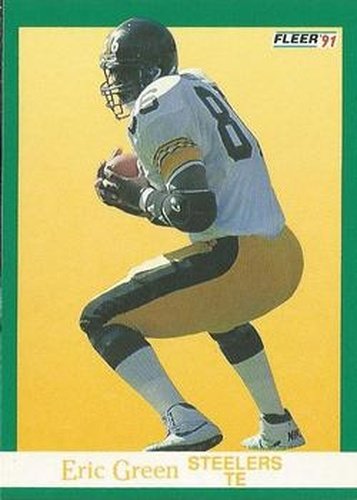 #159 Eric Green - Pittsburgh Steelers - 1991 Fleer Football