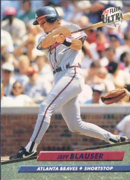 #159 Jeff Blauser - Atlanta Braves - 1992 Ultra Baseball