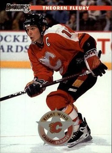 #159 Theoren Fleury - Calgary Flames - 1996-97 Donruss Hockey