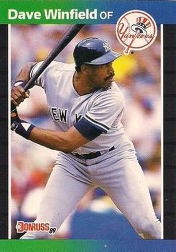 #159 Dave Winfield - New York Yankees - 1989 Donruss Baseball