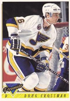 #159 Doug Crossman - St. Louis Blues - 1993-94 Topps Premier Hockey