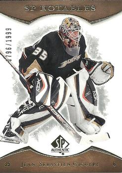 #159 Jean-Sebastien Giguere - Anaheim Ducks - 2007-08 SP Authentic Hockey