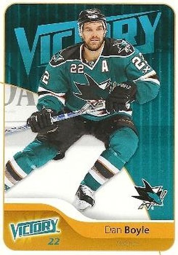 #159 Dan Boyle - San Jose Sharks - 2011-12 Upper Deck Victory Hockey