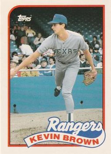 #15T Kevin Brown - Texas Rangers - 1989 Topps Traded Baseball