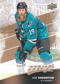 #15 Joe Thornton - San Jose Sharks - 2017-18 Upper Deck MVP Hockey