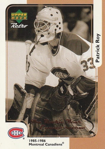 #15 Patrick Roy - Montreal Canadiens - 1999-00 McDonald's Upper Deck Hockey - The Rookie Year