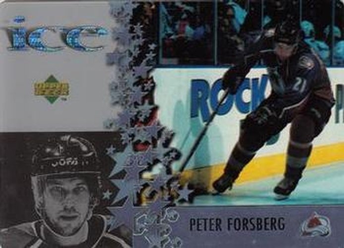 #McD 15 Peter Forsberg - Colorado Avalanche - 1997-98 Upper Deck Ice McDonald's Hockey