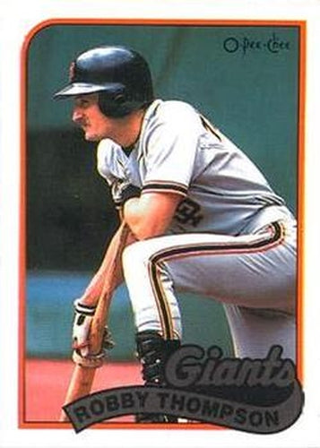 #15 Robby Thompson - San Francisco Giants - 1989 O-Pee-Chee Baseball