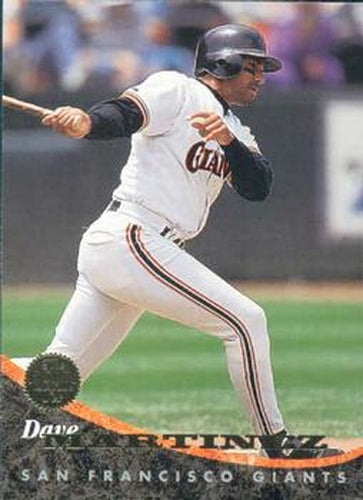 15 Dave Martinez - San Francisco Giants - 1994 Leaf Baseball