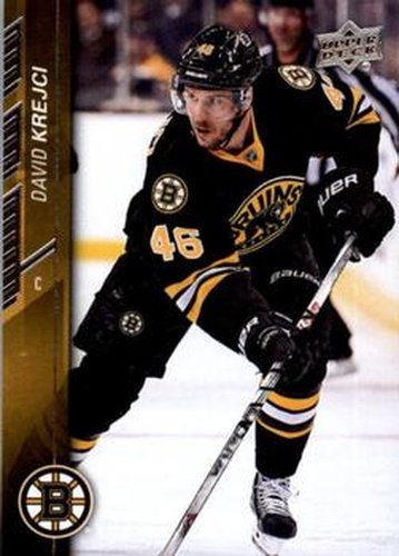 #15 David Krejci - Boston Bruins - 2015-16 Upper Deck Hockey