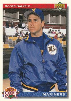 #15 Roger Salkeld - Seattle Mariners - 1992 Upper Deck Baseball