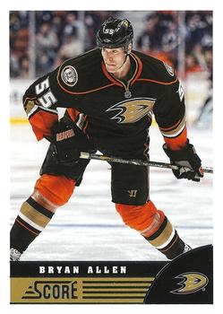 #15 Bryan Allen - Anaheim Ducks - 2013-14 Score Hockey