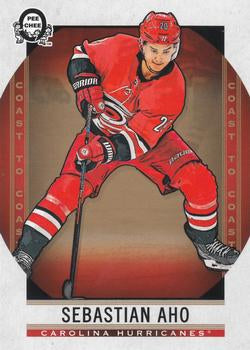 #15 Sebastian Aho - Carolina Hurricanes - 2018-19 O-Pee-Chee Coast to Coast Hockey