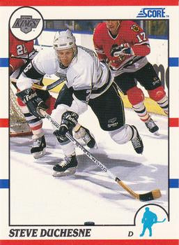 #15 Steve Duchesne - Los Angeles Kings - 1990-91 Score Hottest and Rising Stars Hockey