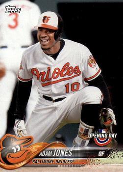 #15 Adam Jones - Baltimore Orioles - 2018 Topps Opening Day Baseball