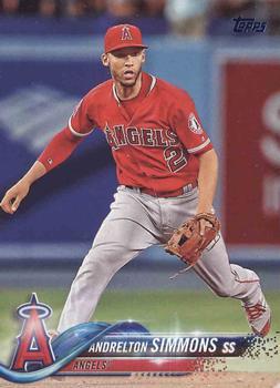 #15 Andrelton Simmons - Los Angeles Angels - 2018 Topps Baseball