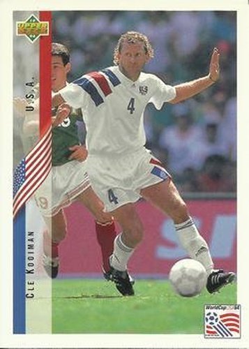 #15 Cle Kooiman - USA - 1994 Upper Deck World Cup Contenders English/Spanish Soccer