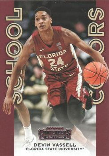 #15 Devin Vassell - Florida State Seminoles - 2020 Panini Contenders Draft Picks - School Colors Basketball