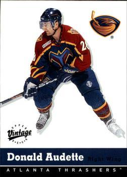 #15 Donald Audette - Atlanta Thrashers - 2000-01 Upper Deck Vintage Hockey