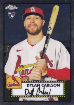 #15 Dylan Carlson - St. Louis Cardinals - 2021 Topps Chrome Platinum Anniversary Baseball