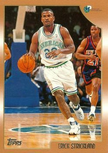 #15 Erick Strickland - Dallas Mavericks - 1998-99 Topps Basketball
