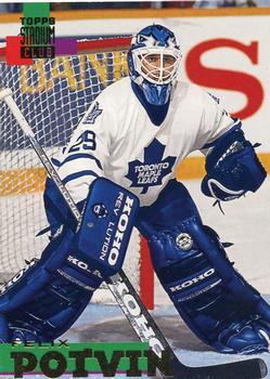 #15 Felix Potvin - Toronto Maple Leafs - 1994-95 Stadium Club Hockey