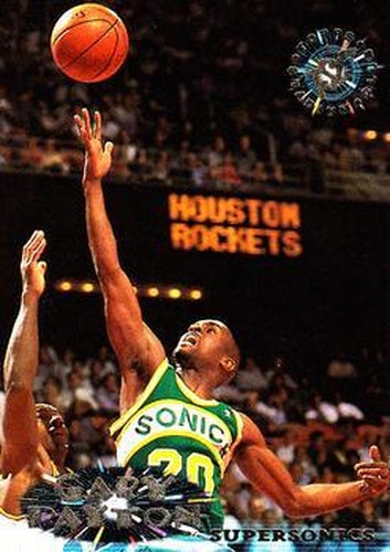 #15 Gary Payton - Seattle SuperSonics - 1995-96 Stadium Club Basketball