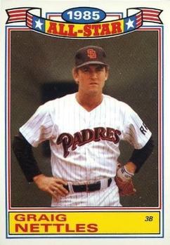 #15 Graig Nettles - San Diego Padres - 1986 Topps Baseball - Glossy All-Stars