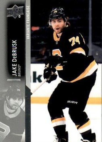#15 Jake DeBrusk - Boston Bruins - 2021-22 Upper Deck Hockey