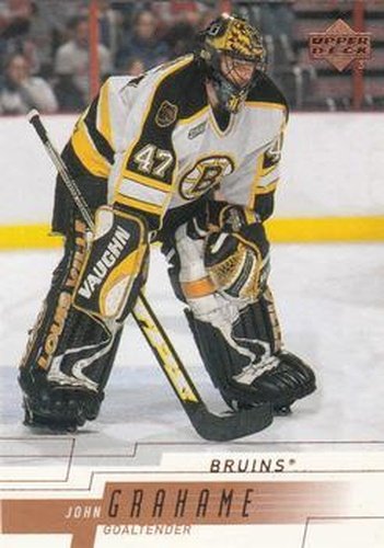 #15 John Grahame - Boston Bruins - 2000-01 Upper Deck Hockey