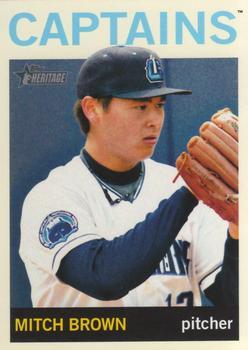 #15 Mitch Brown - Lake County Captains - 2013 Topps Heritage Minor League Baseball