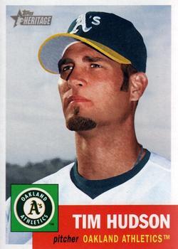 #15 Tim Hudson - Oakland Athletics - 2002 Topps Heritage Baseball