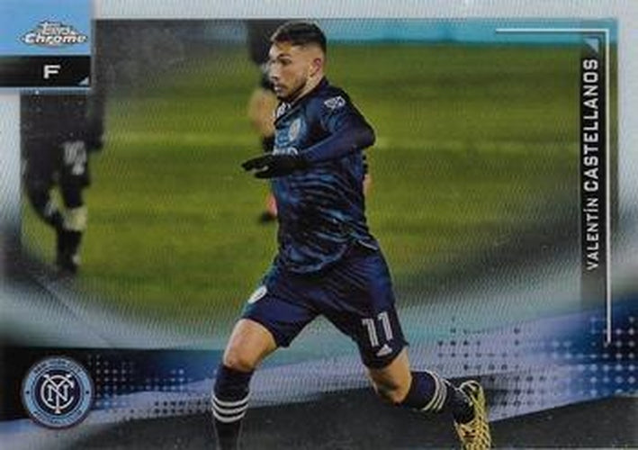 #15 Valent’n Castellanos - New York City FC - 2021 Topps Chrome MLS Soccer