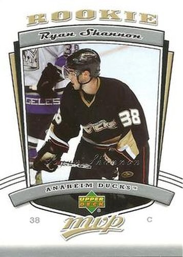 #315 Ryan Shannon - Anaheim Ducks - 2006-07 Upper Deck MVP Hockey