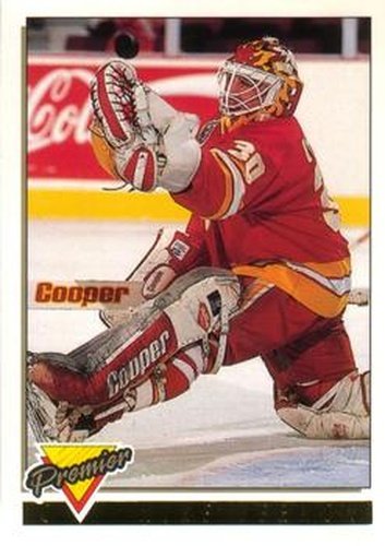#15 Mike Vernon - Calgary Flames - 1993-94 O-Pee-Chee Premier Hockey - Gold